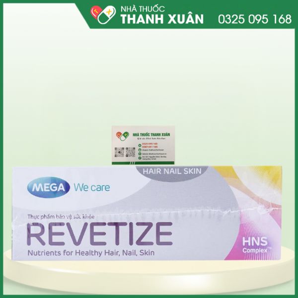 Revetize - Giảm rụng tóc, kích thích mọc tóc, giúp tóc chắc khỏe